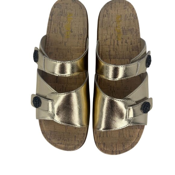 Alegria Style Krystal Style Sandals Womens 9.5 - 10 EU40 Gold Champagne - Picture 2 of 16